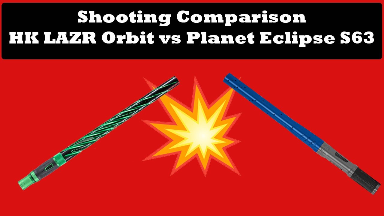 Shooting Comparison: Planet Eclipse LV2 S63 Barrel vs HK Army LAZR Orbit Barrel Kit