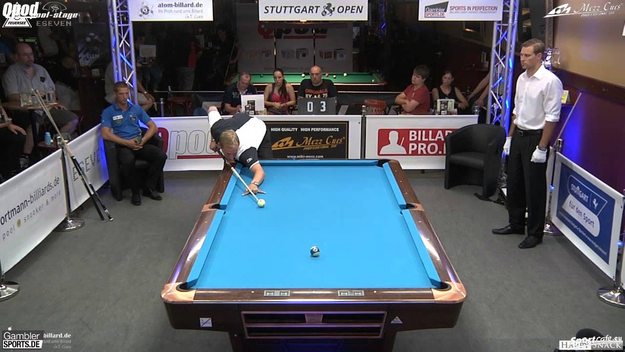 Stuttgart Open 2014, No. 20, 1/2 Final Nico Ottermann vs Christian Reimering, 10-Ball, Pool-Billard