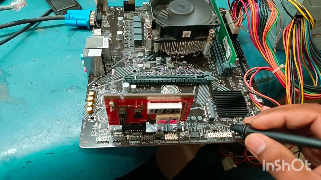 Gigabyte H510M 11th generation motherboard no display problem repaired