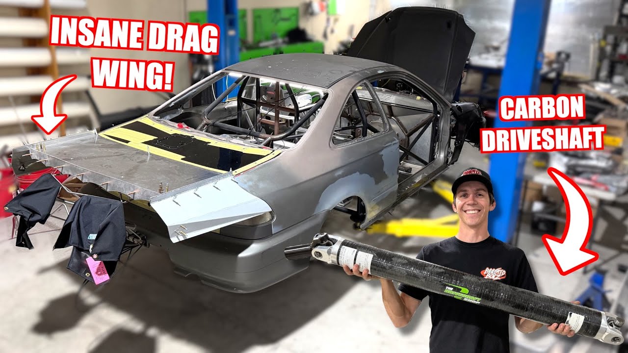 Making HUGE Progress On My 2JZ Civic Drag Car!