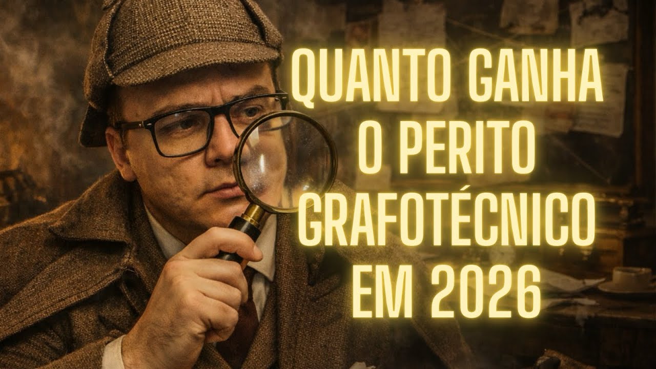 Quanto o Perito Grafotécnico Ganha 2026