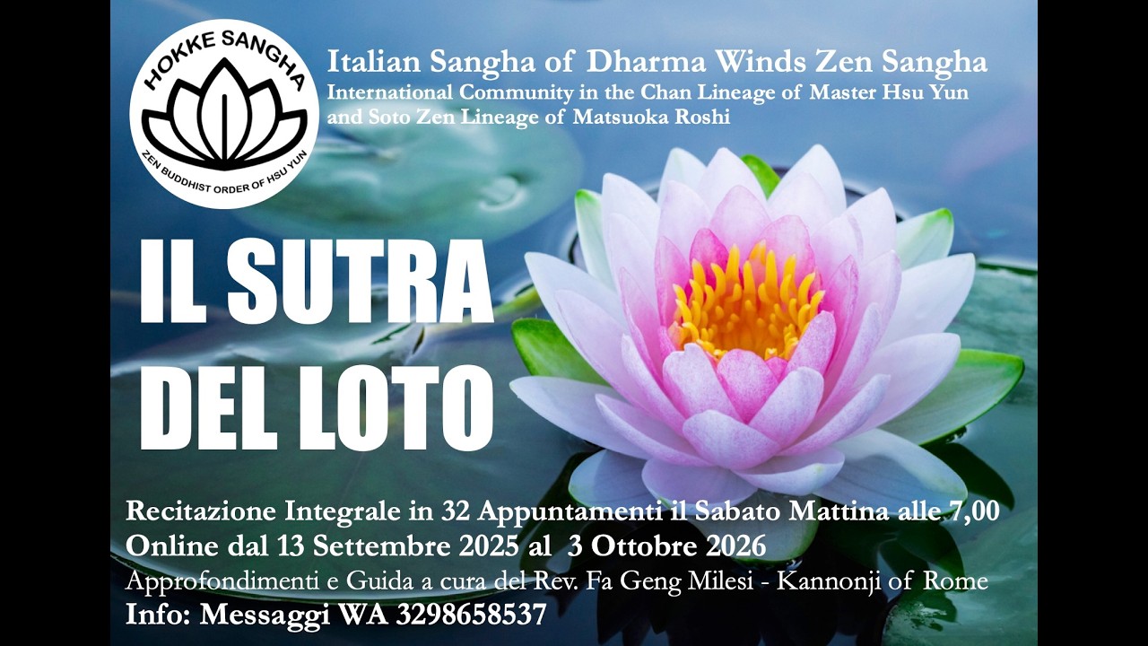 Sutra del Loto Lezione Sei. Il Capitolo 16