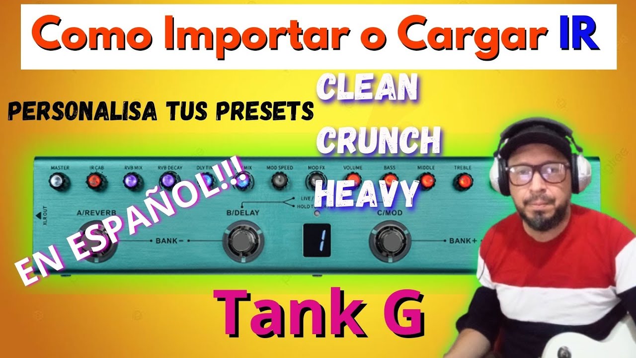 Como Cargar o Importar IR al TANK G de M-Vave (En Español)