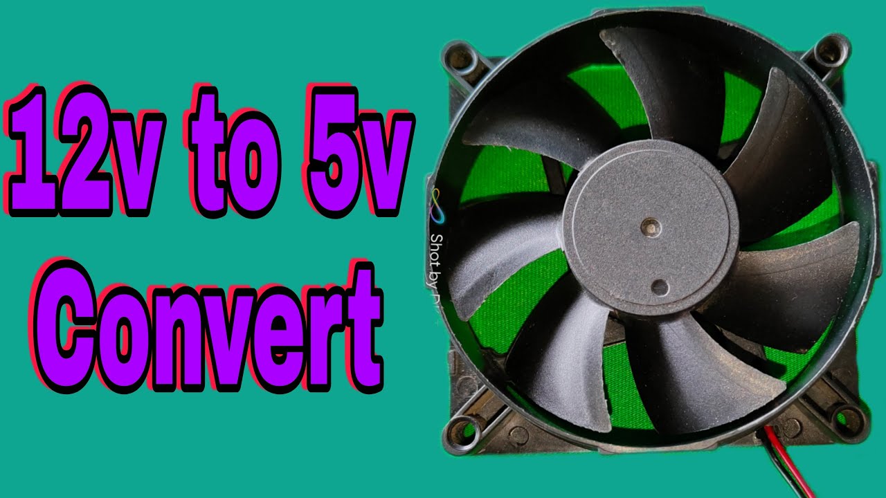 How to convert 12v to 5v CPU Fan।।SMPS Fan।।