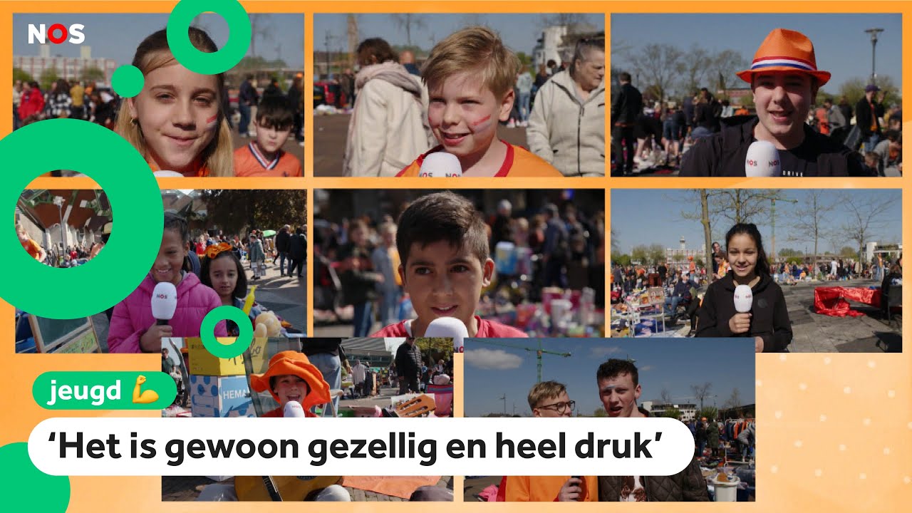 Zo vierden veel kinderen Koningsdag