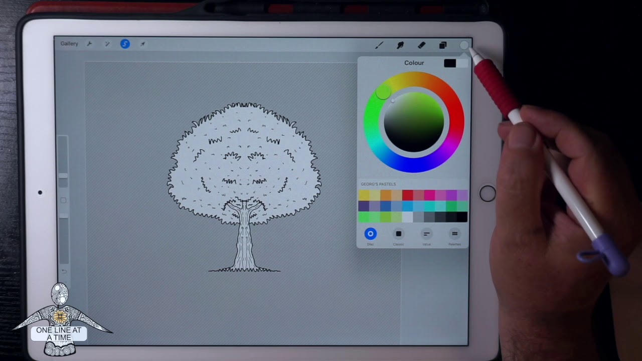 iPad Mondays - Lets Draw a Tree in Procreate