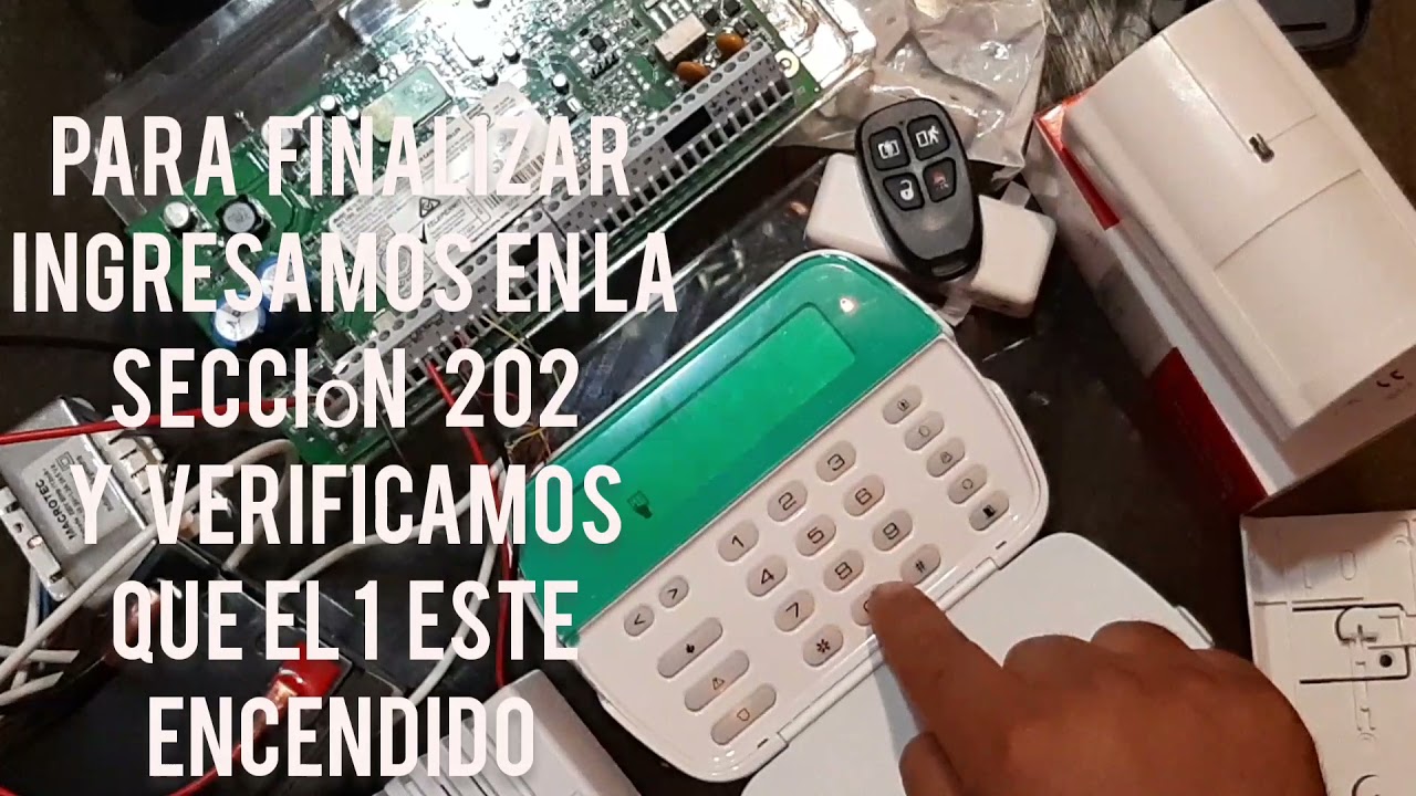 Panel DSC 1616 y teclado RFK5501
