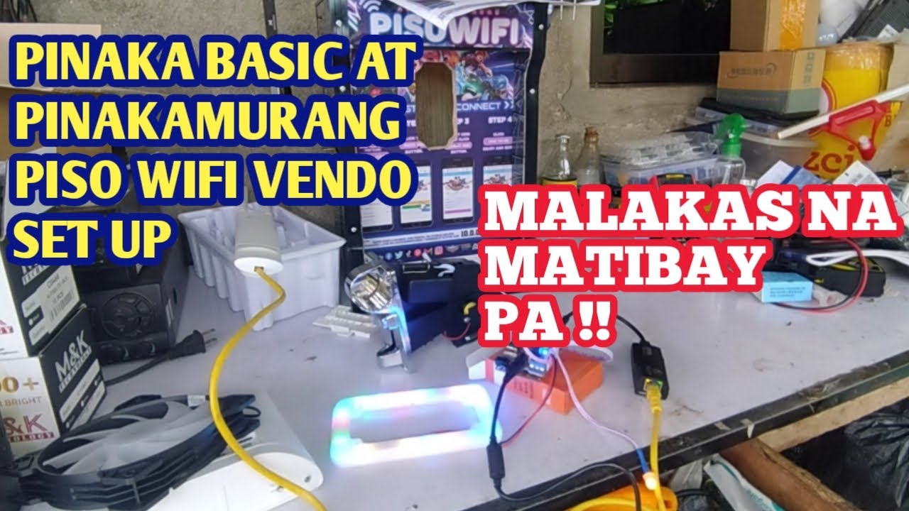 PAANO GUMAWA NG PISO WIFI VENDO FULL TUTORIAL | BASIC SET UP | HOME MADE DIY