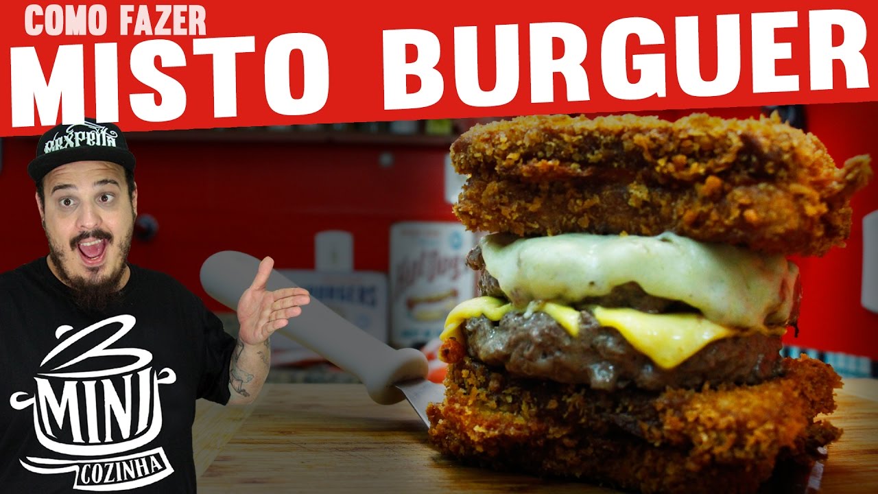 Como Fazer Misto Burguer | Gordices | #MINICOZINHA