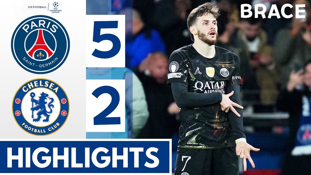 PSG vs Chelsea 2-2 - Highlights & All Goals - Dembele & Malo Gusto & Enzo Fernandez Goal