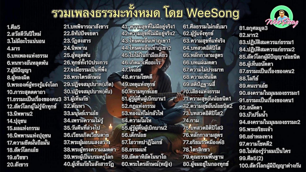 รวมเพลงธรรมะทั้งหมด โดย Wee Song