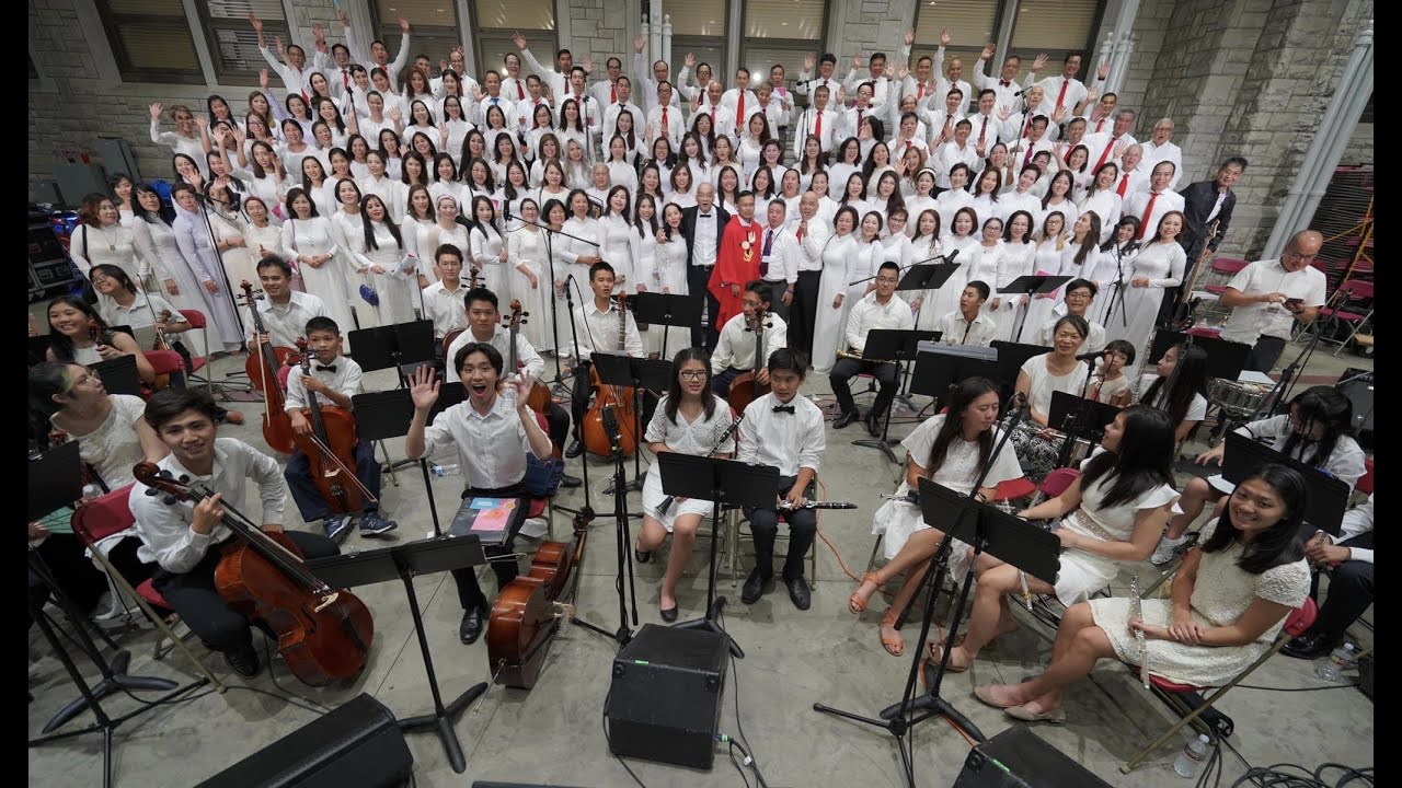 Khúc Nhạc Cảm Tạ - Ca Đoàn Tổng Hợp Đại Hội Thánh Mẫu 2022. Ttpp