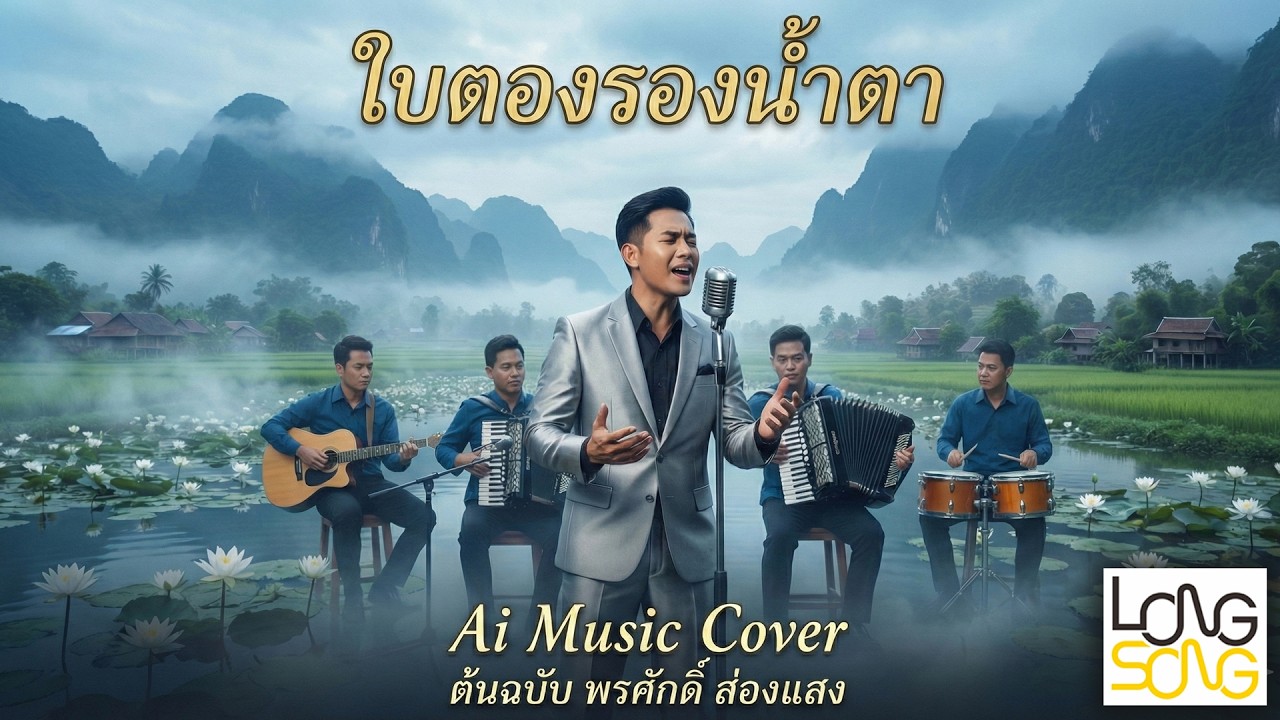 ใบตองรองน้ำตา Ai Music Cover ต้นฉบับ พรศักดิ์ ส่องแสง (Audio Version)