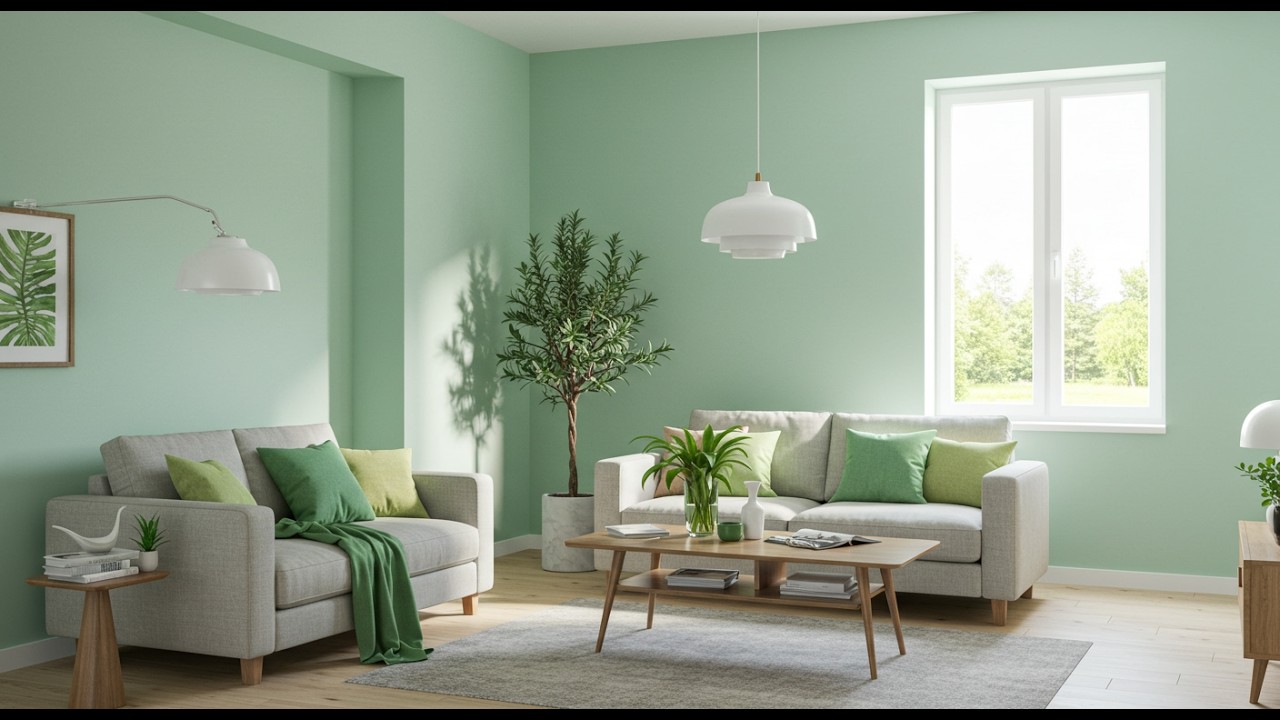 DECORAÇÃO DE SALA DE ESTAR COR VERDE | LINDOS AMBIENTES NA COR VERDE PARA A SALA DE ESTAR