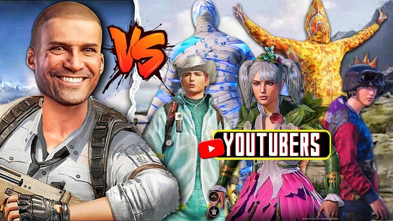 i KILLED 100 STREAMERS / YOUTUBERS in BGMI