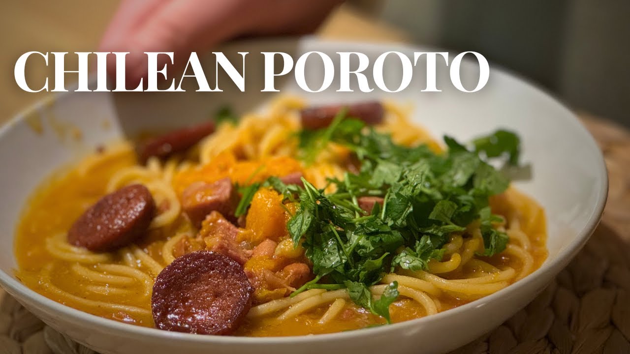 Porotos con Rienda 🇨🇱 | A Humble Chilean Bean Stew with Pasta & History