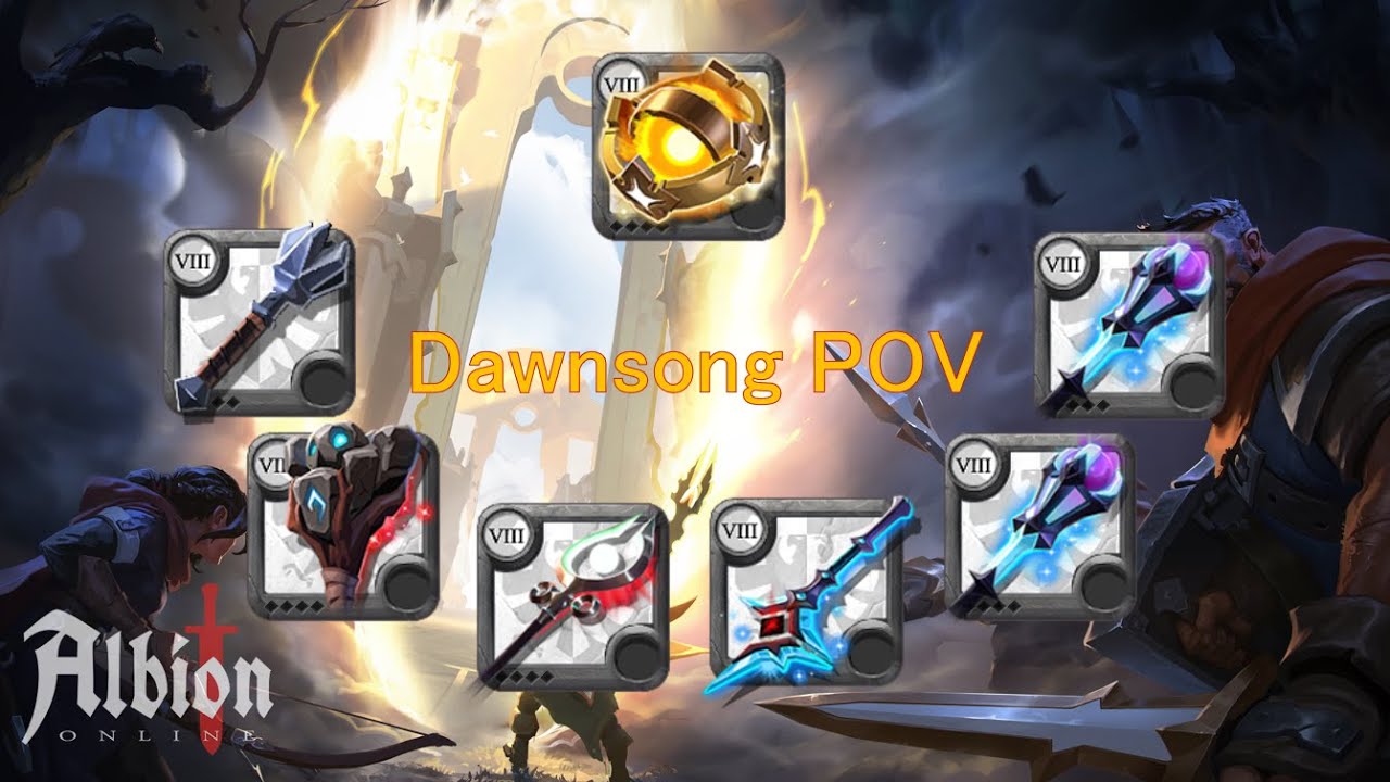 Double Astral Dive Comp | Dawnsong/Cancion POV | Albion Online 7v7 Roads of Avalon