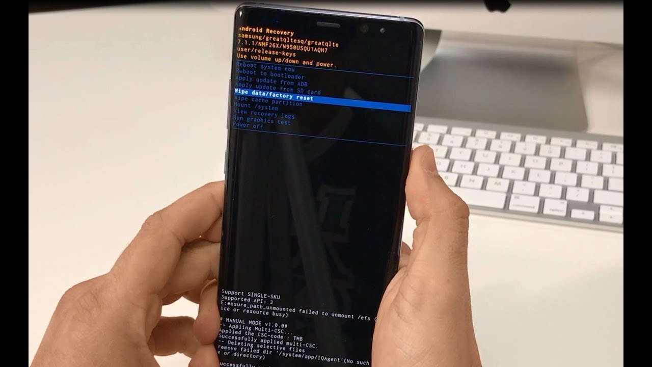 Как сбросить настройки Samsung Galaxy Note 8 — полный и программный сброс