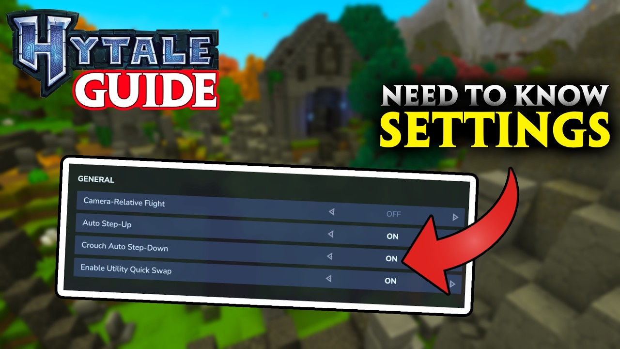 Settings You NEED TO KNOW | Hytale Guide Ep0
