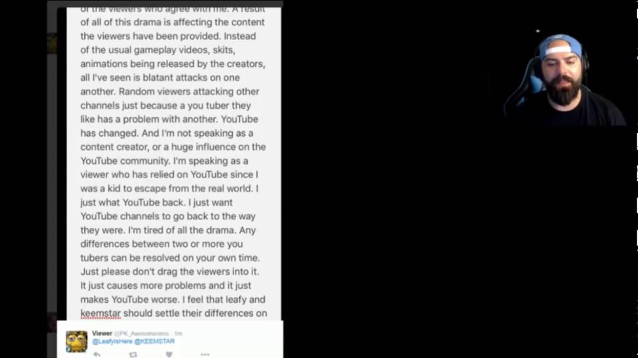Keemstar Responds to Leafy Suing Him - Livestream Reupload