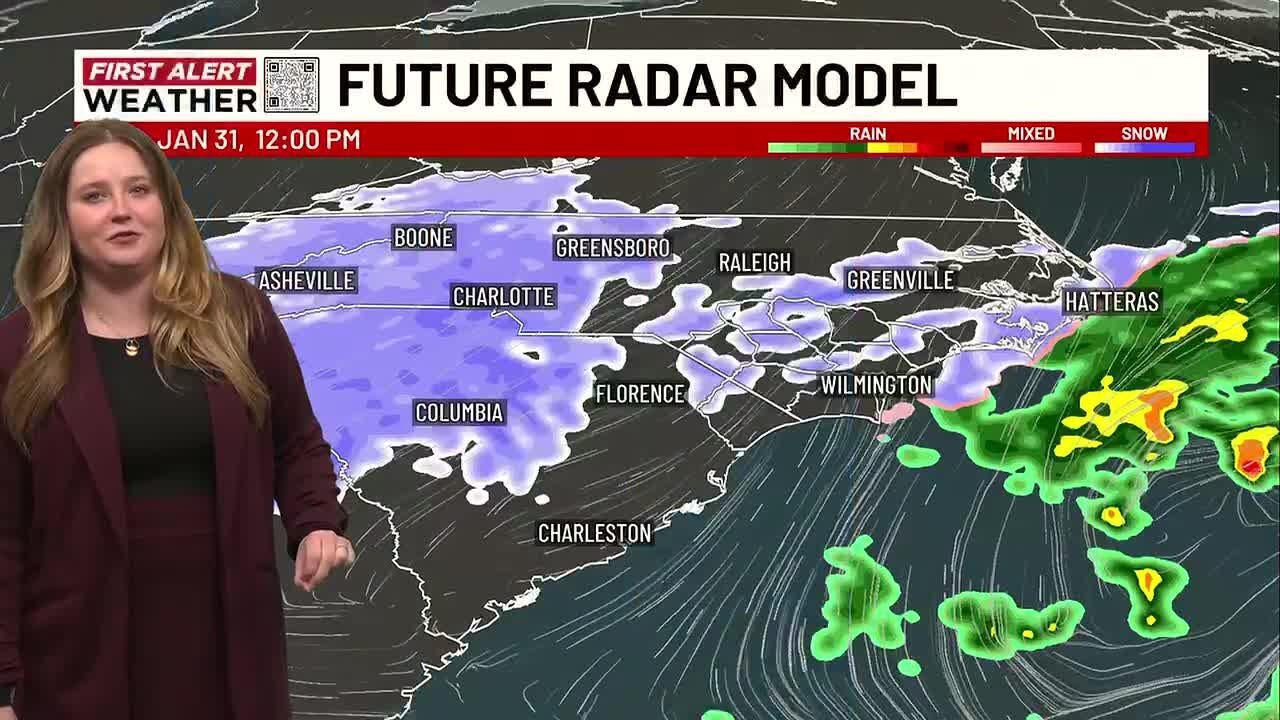 Jan. 31: WECT provides latest updates on extreme cold and wintry weather this weekend