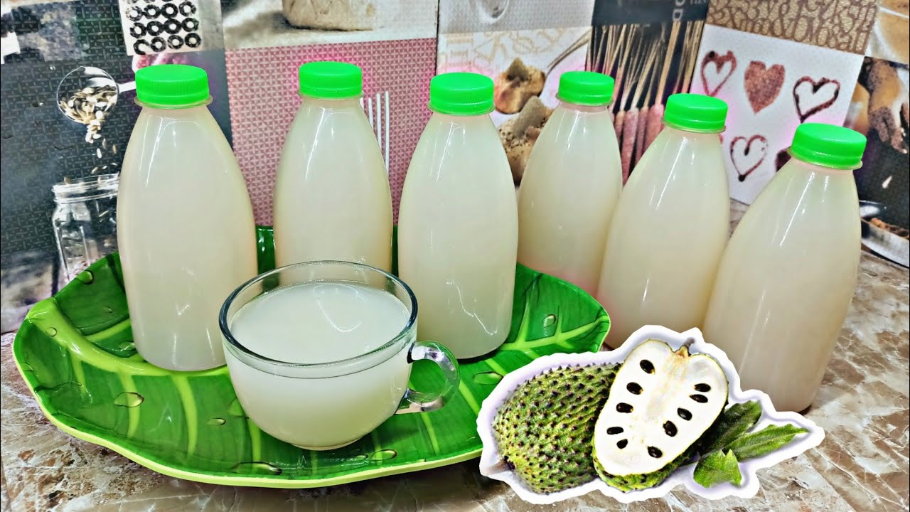 IDE JUALAN. Sari Buah Sirsak, Segar & Enak. Tanpa Bahan Pengawet. Kaya Manfa'at