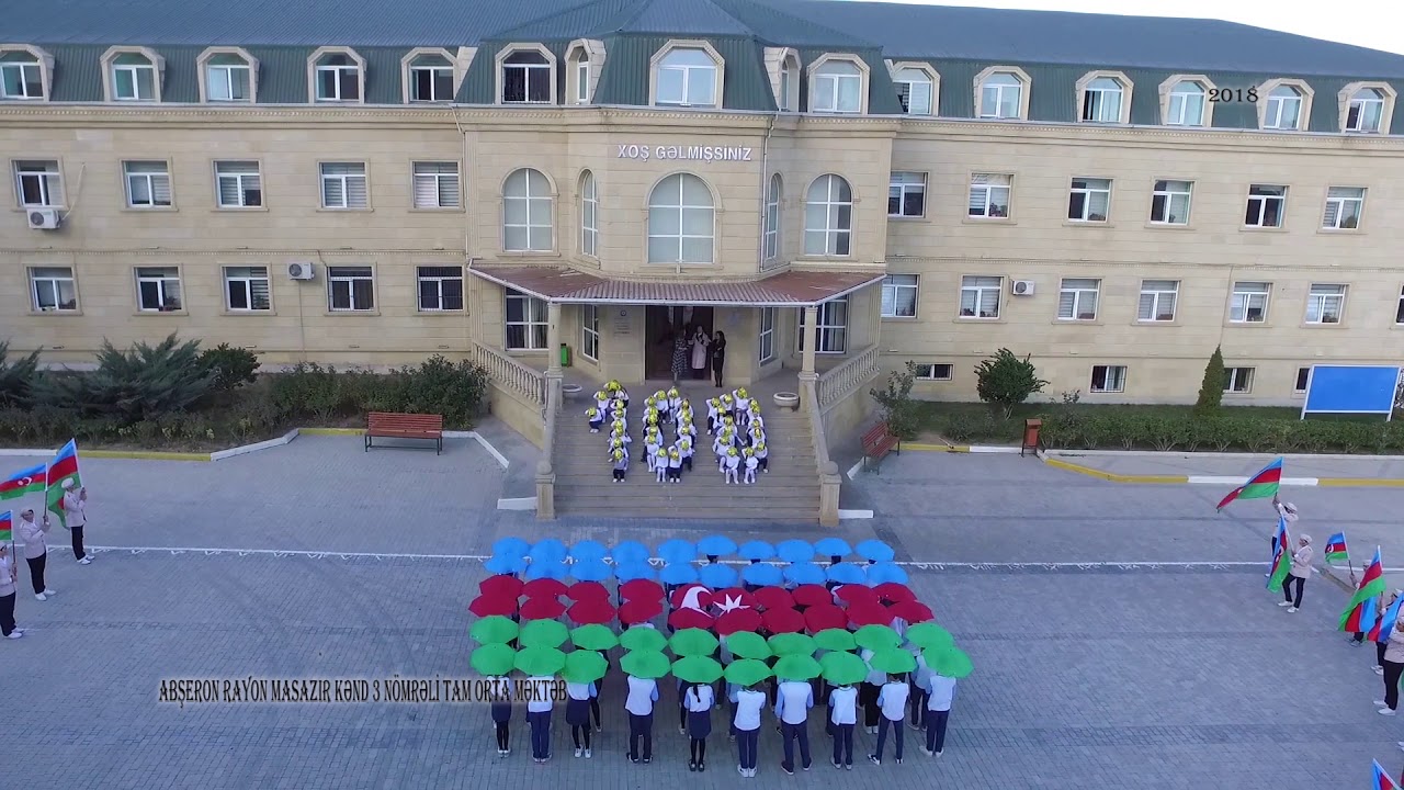 Masazır 3 nömrəli məktəbdə “Bayraq günü” ilə bağlı flaşmob