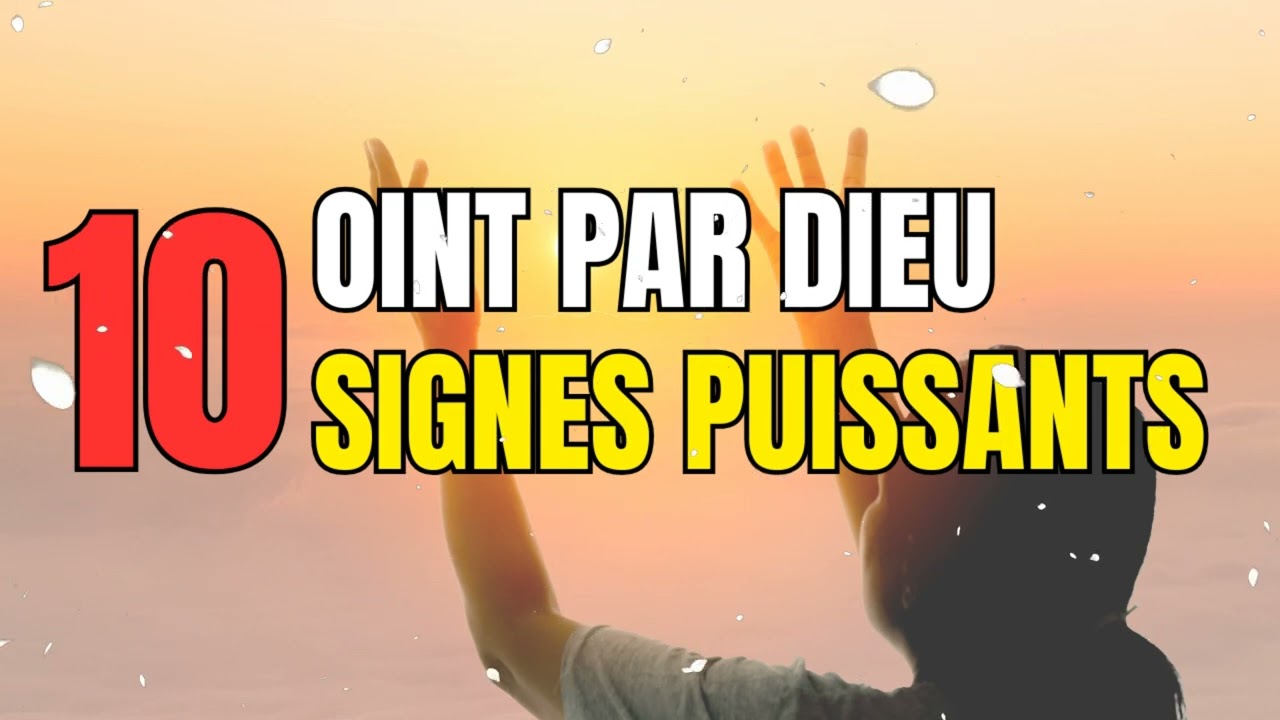 Voici 10 signes que tu es dangereusement oint par Dieu