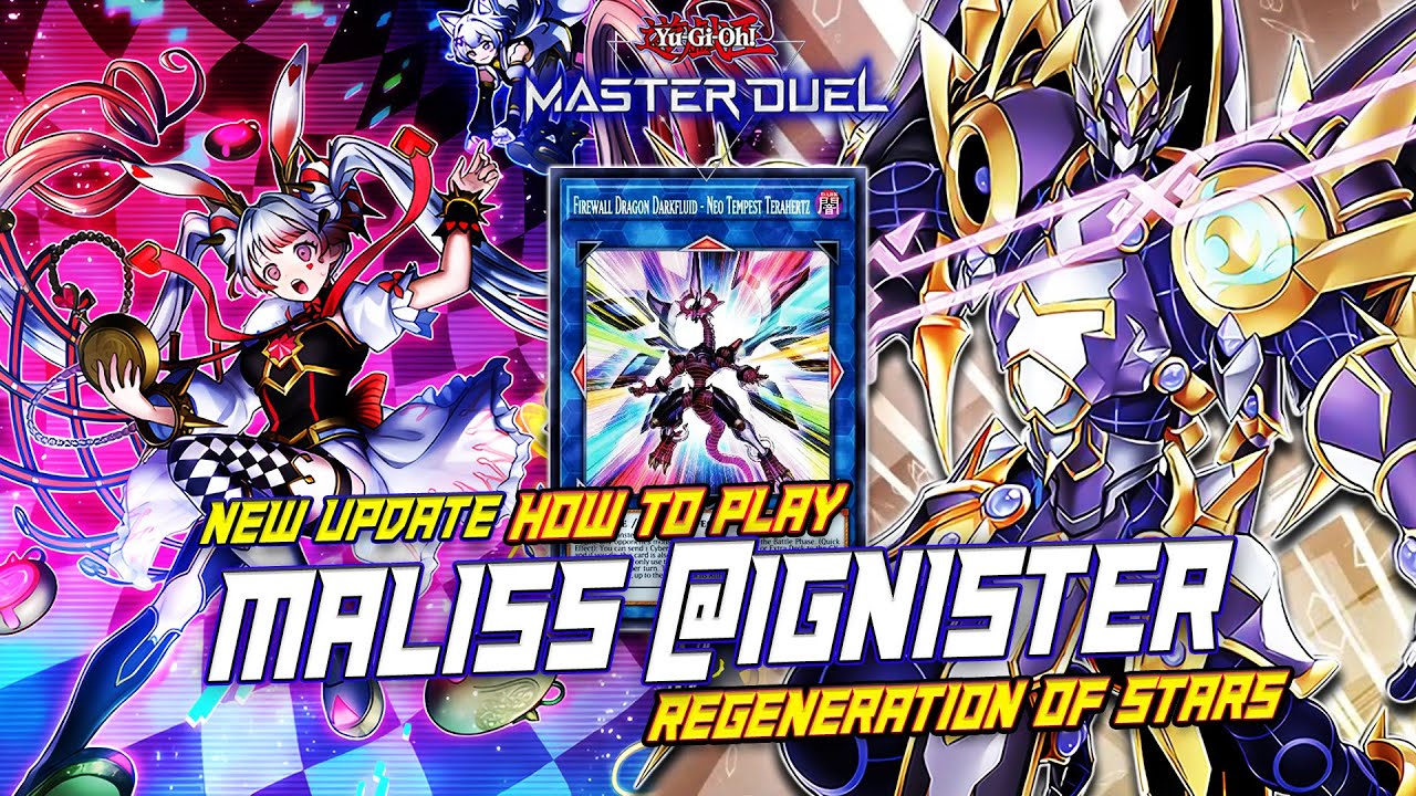 MASTER DUEL - HOW TO PLAY! MALISS @IGNISTER WITH NEW UPDATE SUPPORT - ALL 1 CARD COMBO