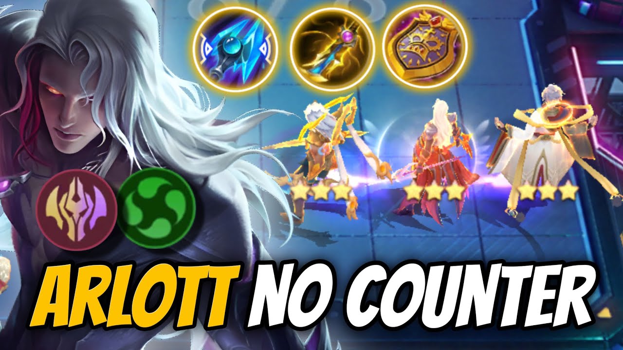 ARLOTT ELEMENTALIST YUKI SKILL 3 NO COUNTER 1 ULTIMATE DELETE 5 GOLD HERO | MAGIC CHESS MLBB