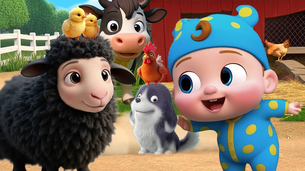 Baa Baa Black Sheep + More Songs | Cartoon | Lala Loops  Nursery Rhymes & Kids Songs