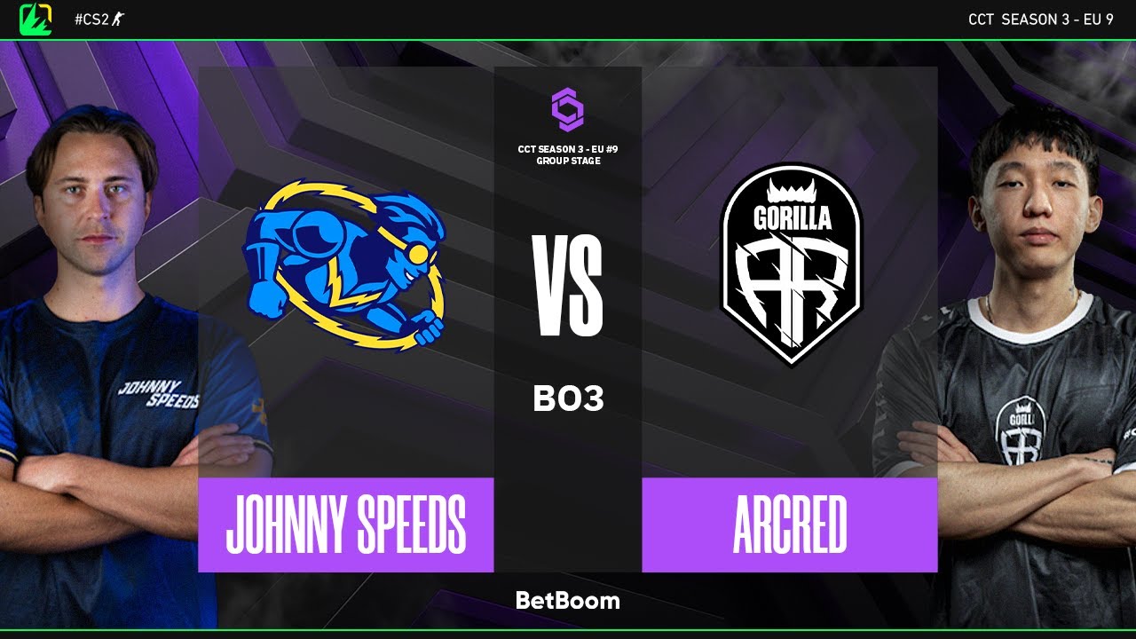 CCT Season 3 - EU #9 | Johnny Speeds vs Arcred | Fase de Grupos | CS2