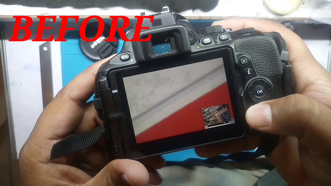 NIKON D5600 LCD FLEX CABLE WITH HINGES  REPLACEMENT |ADNAN CAMERA INFO