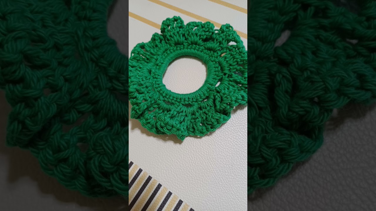 Fermaglio capelli all'uncinetto elegante!!! 