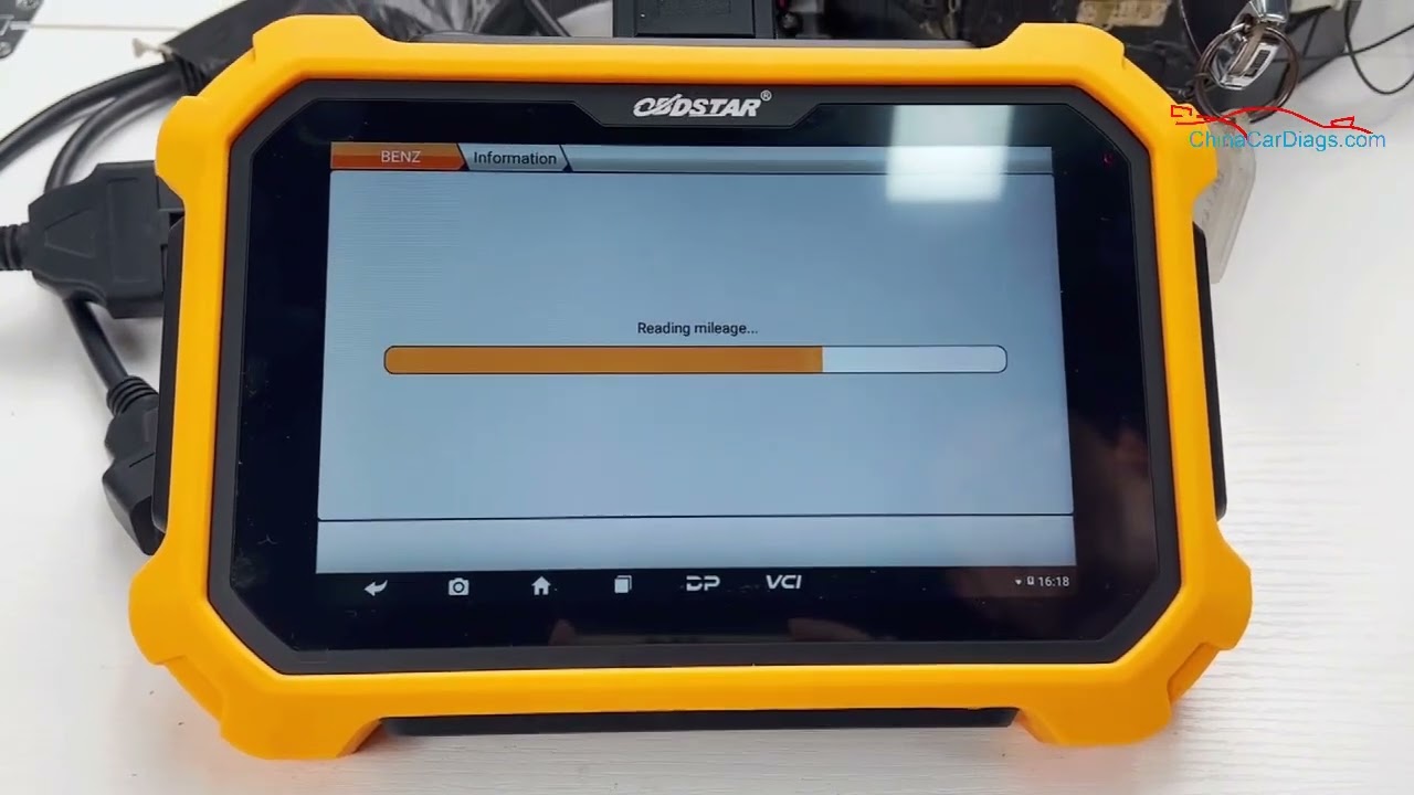 How to Use OBDSTAR X300 DP Plus C Mileage adjustment for Benz w204