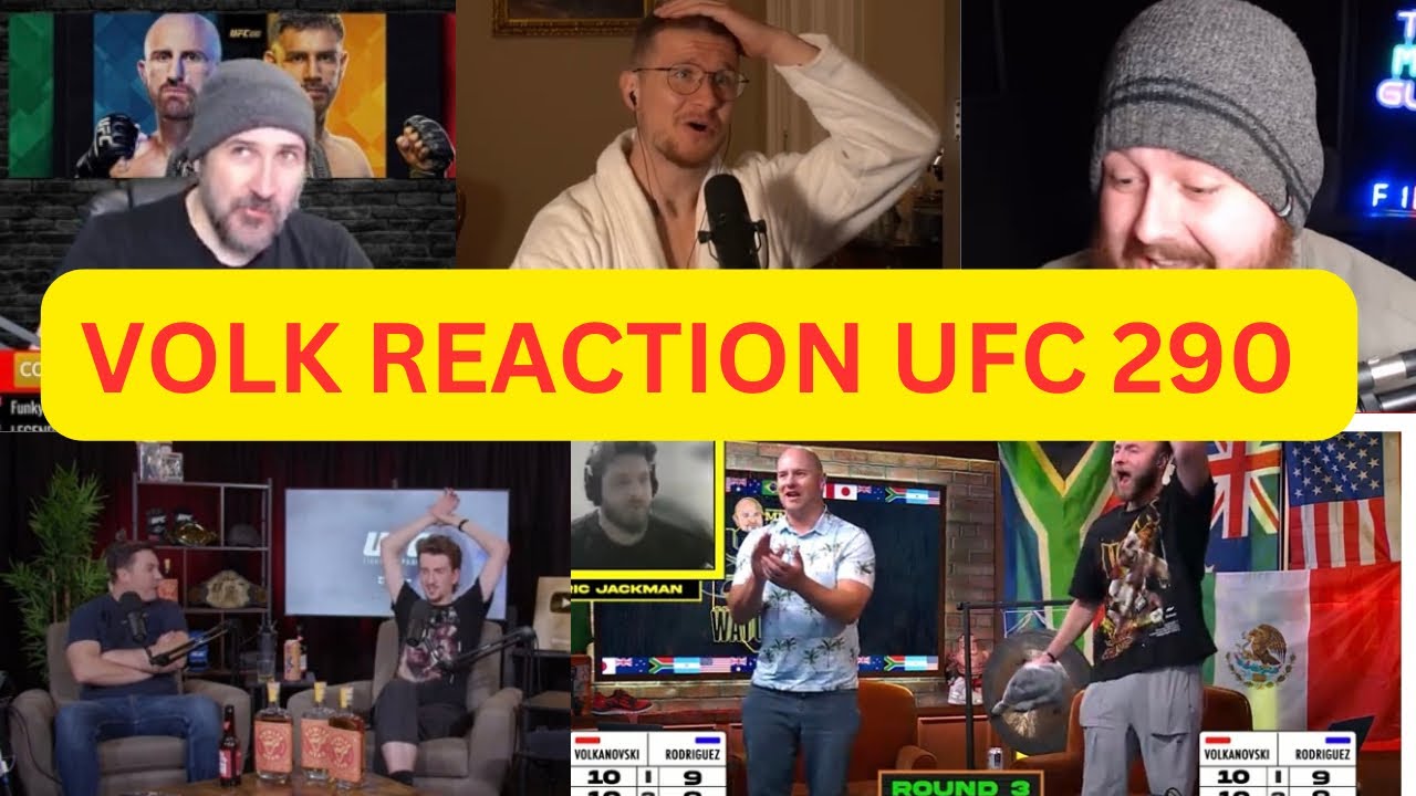 UFC 290 Best Live Reactions to Volkanovski v. Rodriguez Knockout. Volk Wins!
