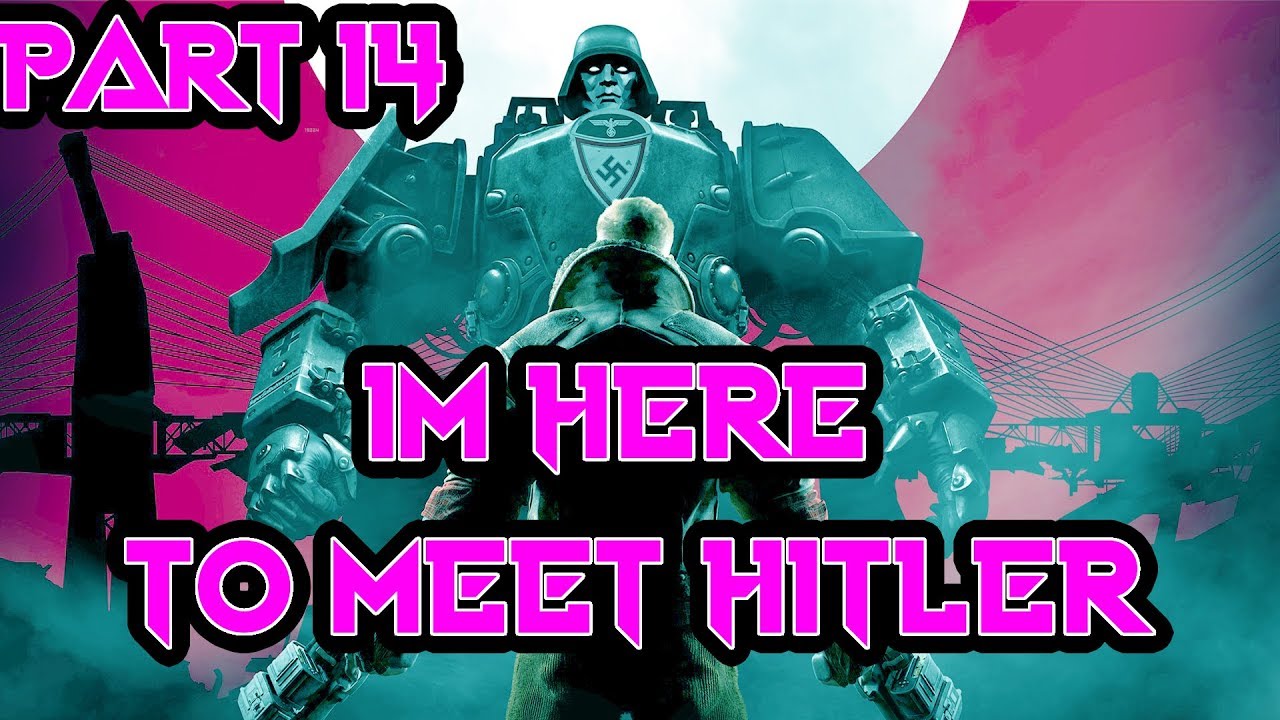 Meeting Hitler!!! -Wolfenstein 2:The New Colossus-Walkthrough-Part #14-(Gameplay/Commentary) [PS4]