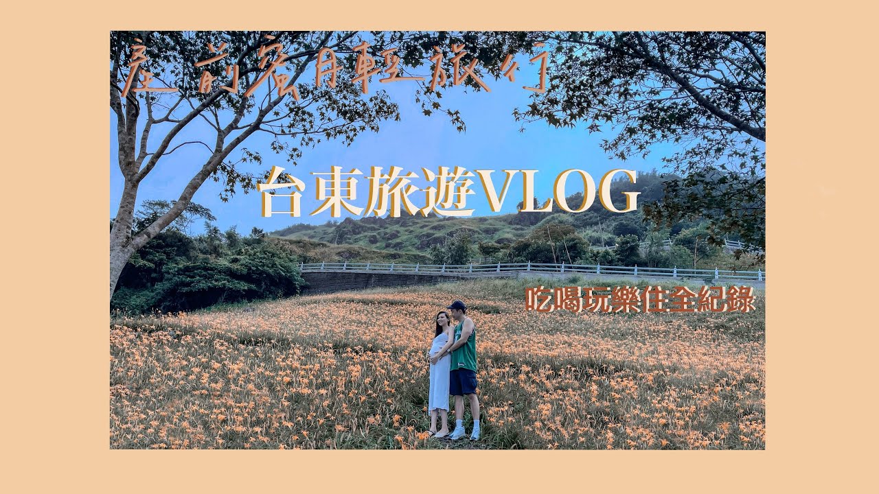 『Vlog』台東旅遊玩什麼？放慢步調輕旅行｜璞草行旅民宿開箱｜台東媲美韓國高質感網美咖啡廳｜金針花季｜玉里臭豆腐｜ 台東吃喝玩樂