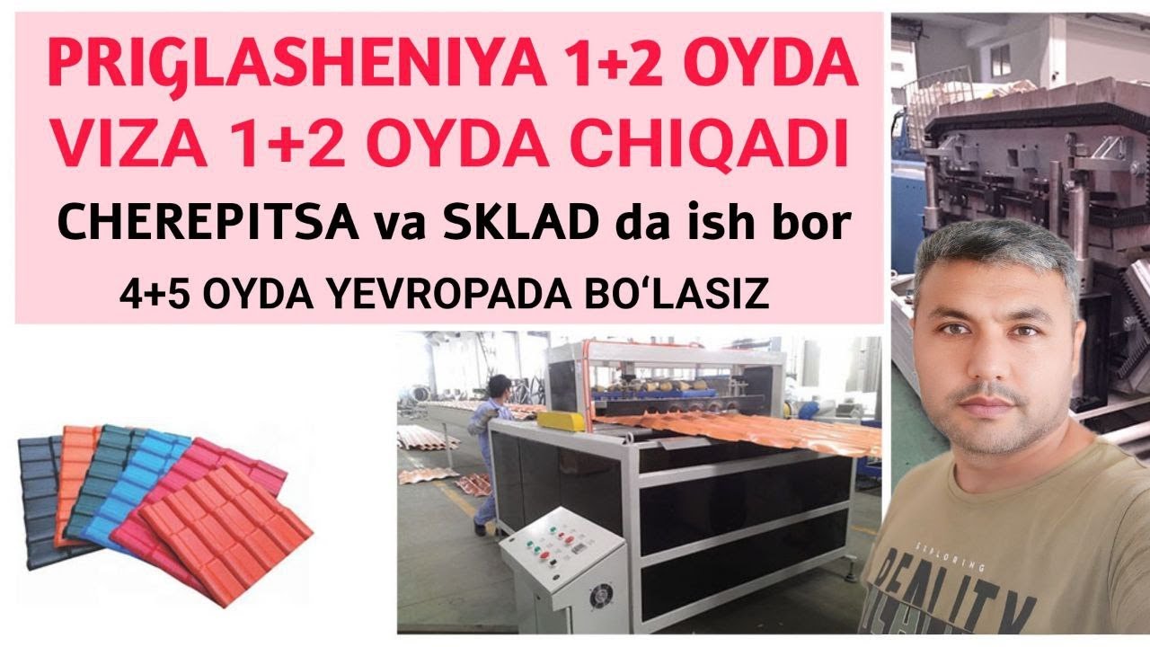 Yevropa Vengriyada ishlar vizaga %80 garantiya chiqadi / ВЕНГРИЯ