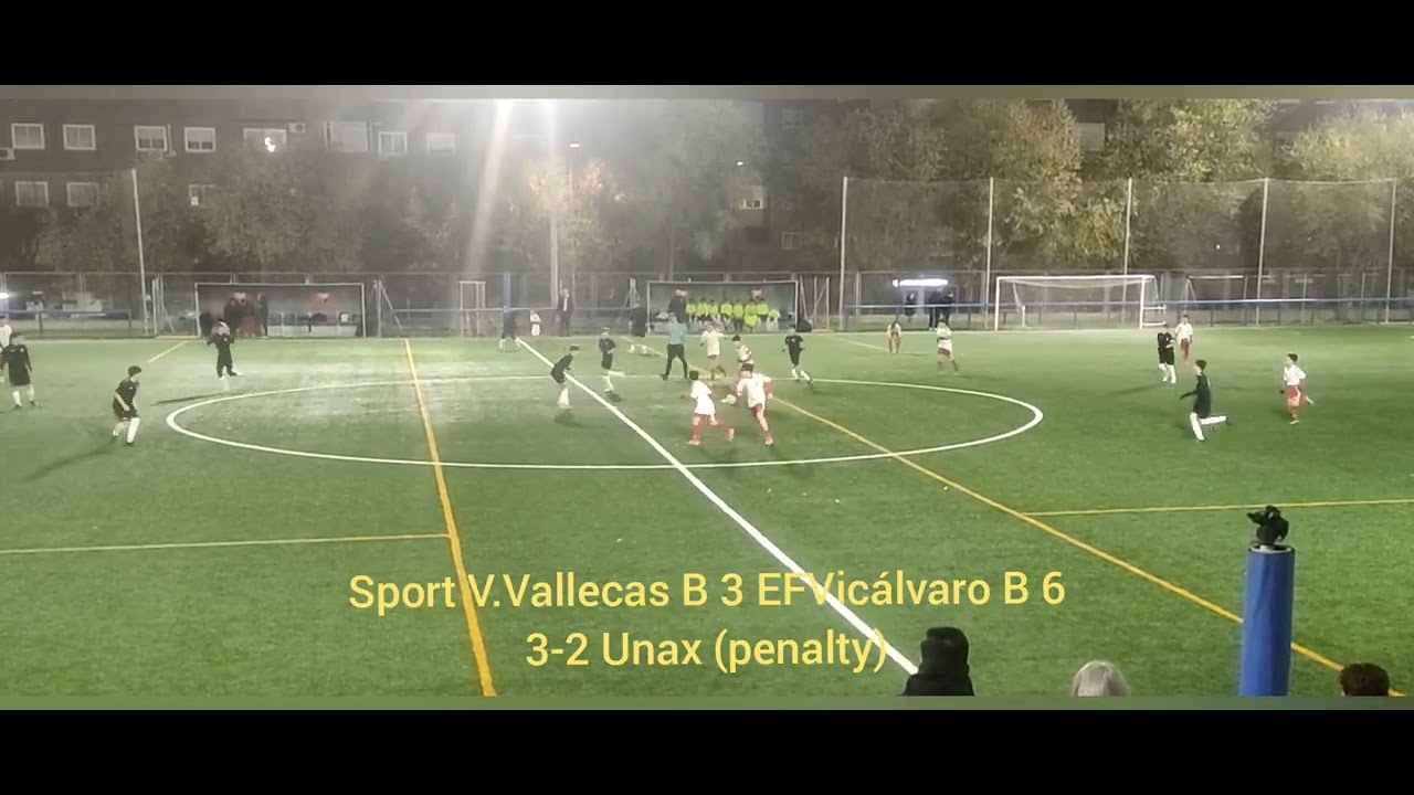 Resumen Infantil B 25/26 Jornada 9: Sport Villa de Vallecas 3 EF Vicálvaro B 6(22/11/2025)