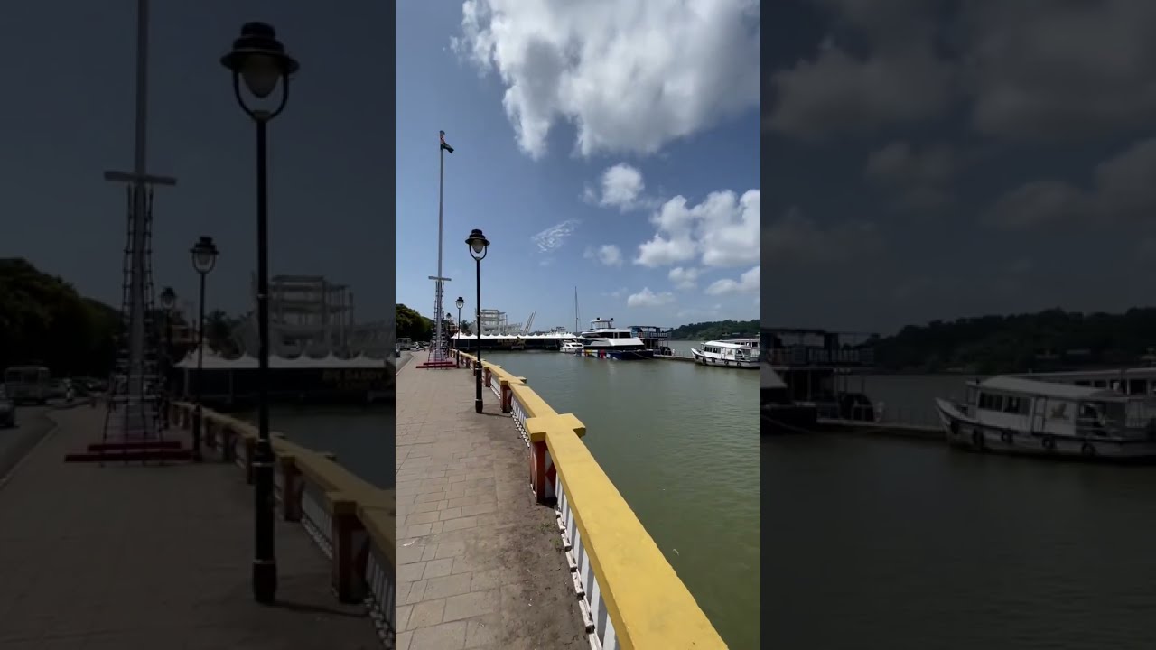 Panjim City | Atal Setu Bridge Goa #goa #youtubeshorts #shortsvideo