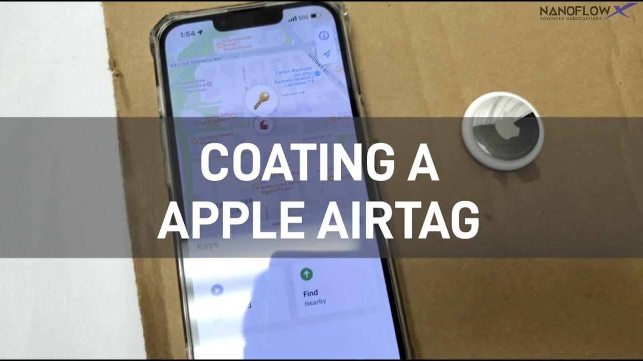 Apple AirTag Made Waterproof in 2 minutes with NanoFlowX