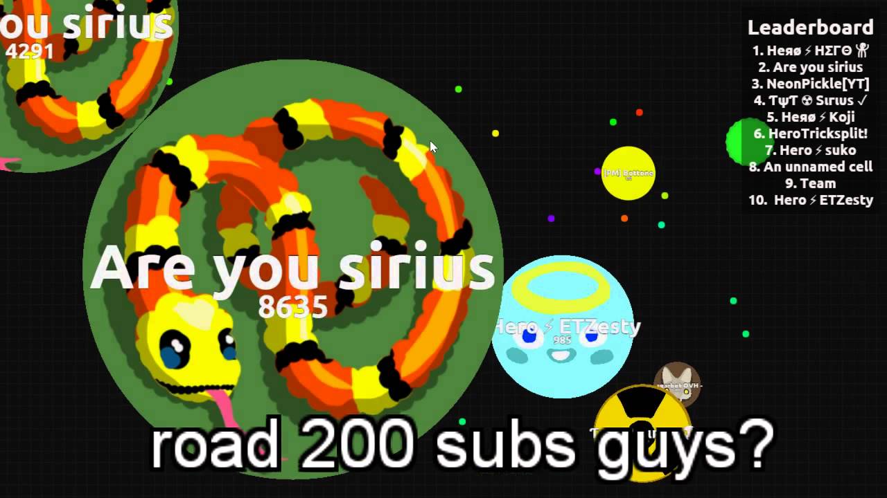 awa gaming Live Stream //tag this for teamᗩᗯᗩ☠ agar.io