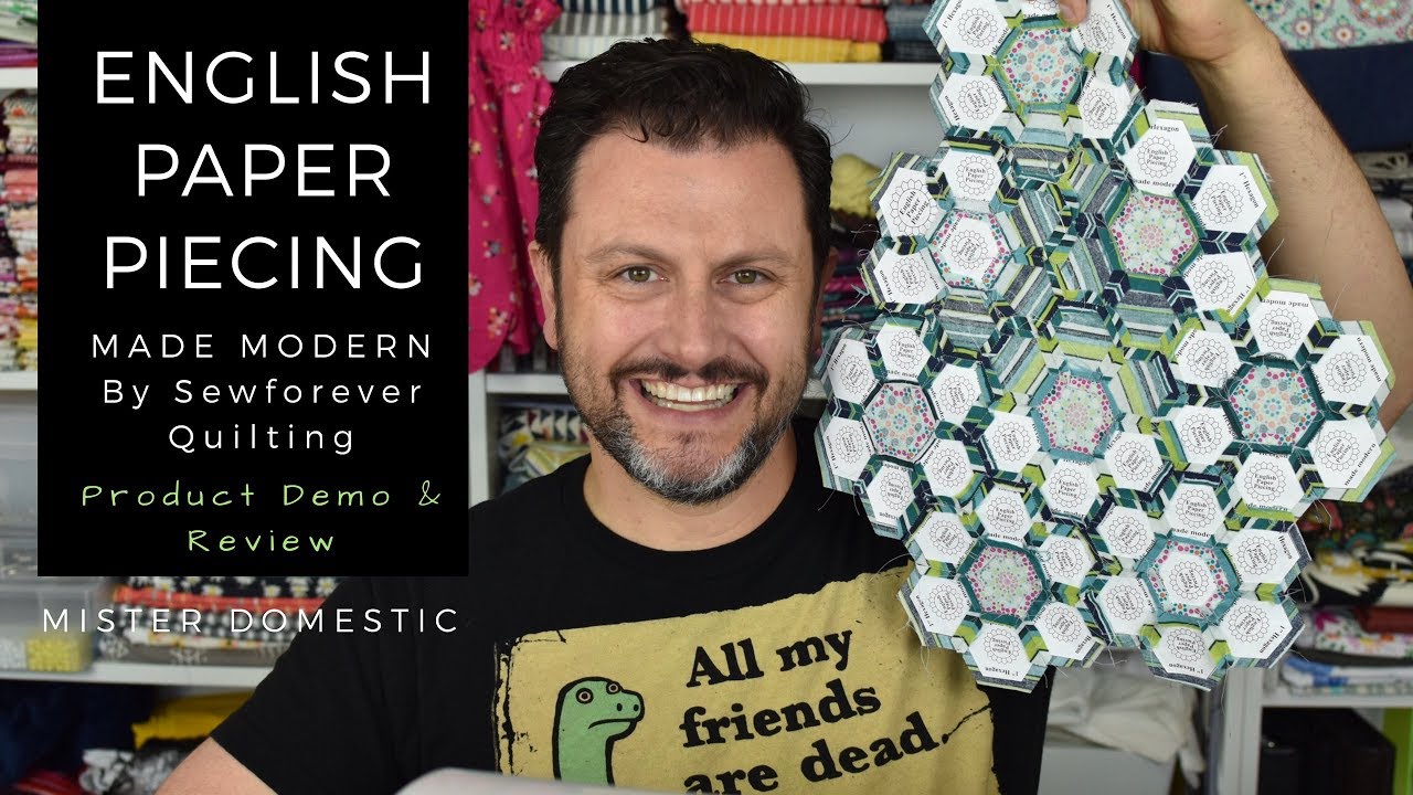 English Paper Piecing Made Modern Product Demo & Review with Mx Domestic