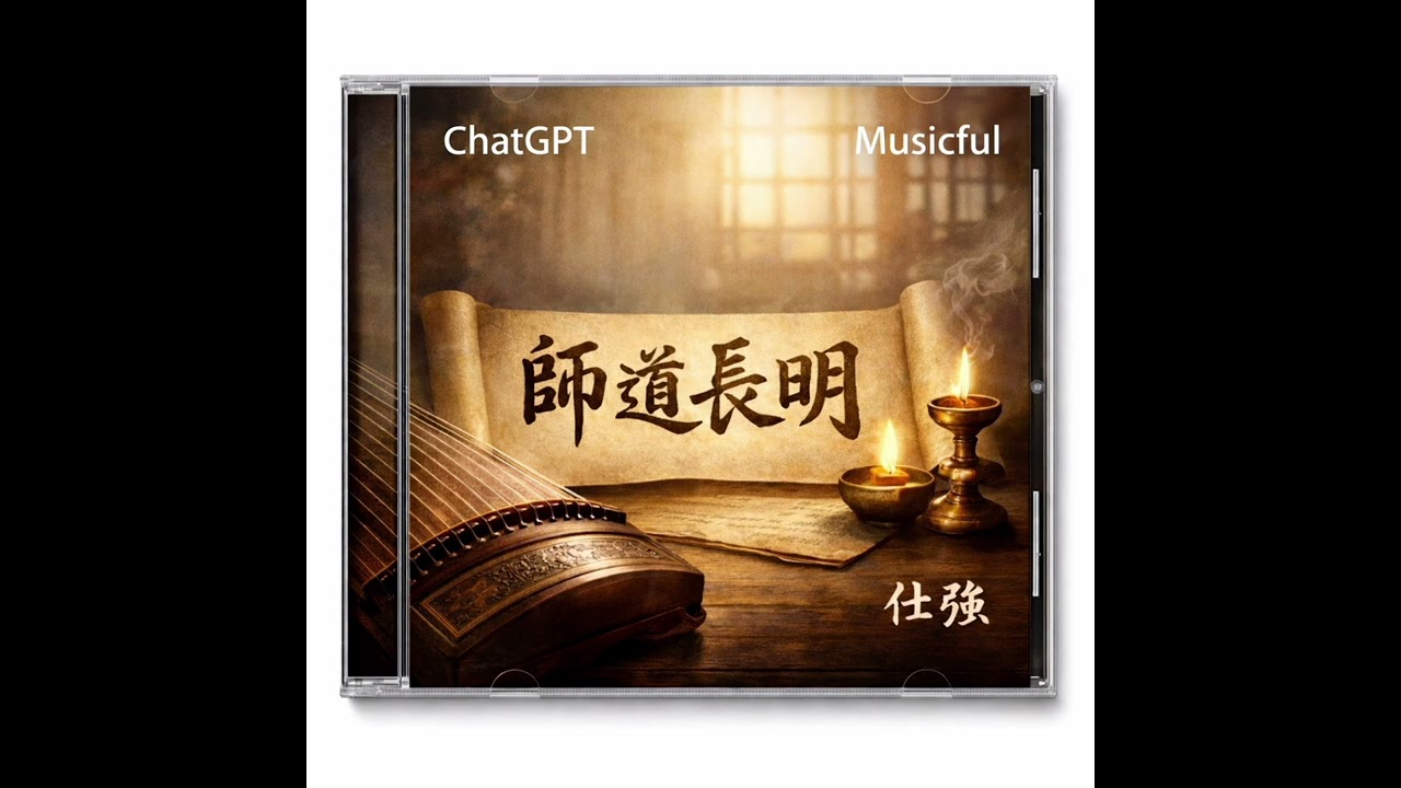 AI 歌曲---師道長明。作者：仕強 / Chatgpt / Musicful 