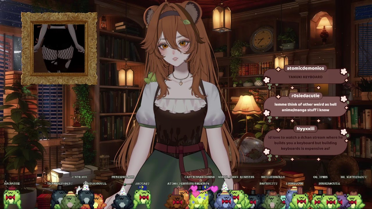 Your Oshi has a cold so She is sniffling all stream collab  | vtuber | tanuki | Hang with me | 18+