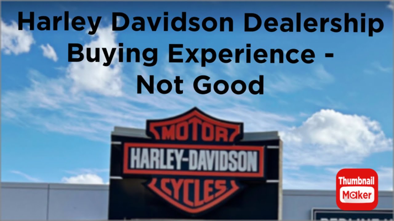Опыт работы с дилерским центром Harley Davidson — неудовлетворительный