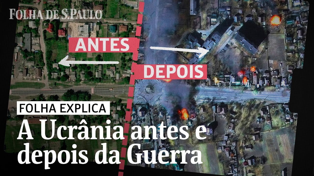 Antes e depois: Veja a destruição da Ucrânia após um mês de guerra