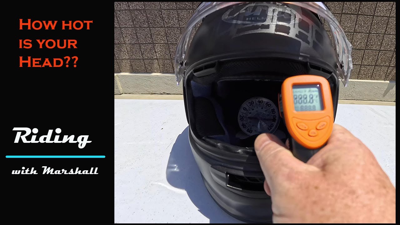 Helmet Temperatures Black vs White vs Silver