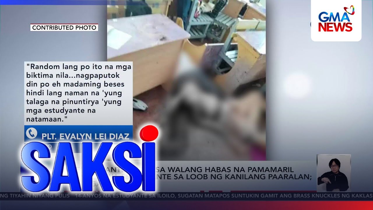 Isa sa mga gurong nakaligtas sa pamamaril sa Tacloban, ikinuwento ang nasaksihan | Saksi